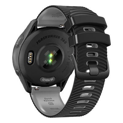 Correa de Silicona Bicolor con Efecto Agua para Reloj Inteligente 22mm - Image 15
