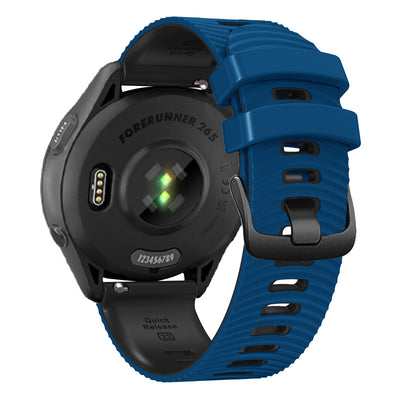 Correa de Silicona Bicolor con Efecto Agua para Reloj Inteligente 22mm - Image 16