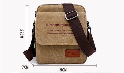 Mochila Ejecutiva de Lona con Correa de Hombro - Image 30