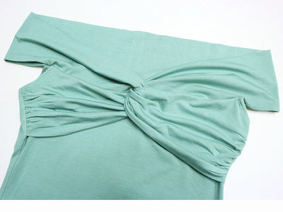 Top Tejido Crop Escote en V Hombros Descubiertos - Ajuste Ceñido Verano - Image 56