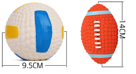 Pelota Interactiva Resistente para Perros con Sonido y Textura Molar - Image 12