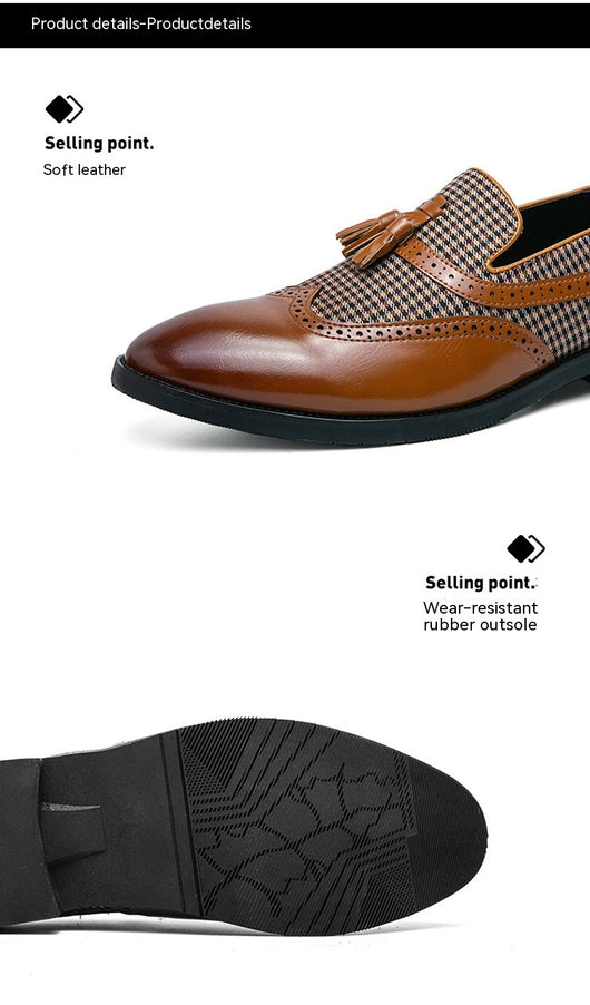 Zapatos de Cuero Estilo Británico para Hombre - Elegancia Ejecutiva - Image 19