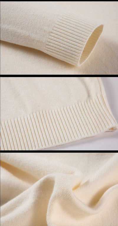 Suéter Cuello Alto Grueso Oversize Casual para Hombre - Image 45