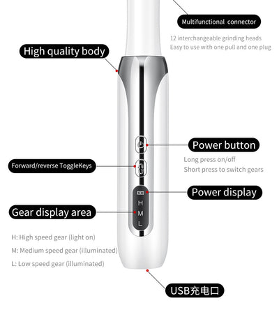 Dispositivo Profesional de Piercing Eléctrico Portátil con Pantalla Grande - Image 30