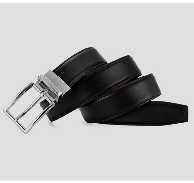 Cinturón de Cuero Genuino con Hebilla Giratoria para Hombre - Image 10