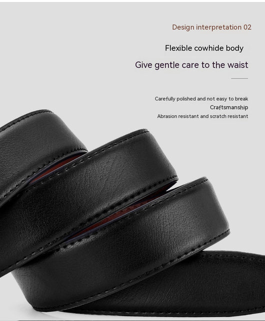Cinturón de Cuero Genuino con Hebilla Giratoria para Hombre - Image 14