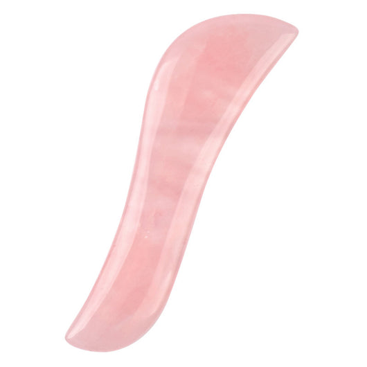 Herramienta Gua Sha de Cuarzo Rosa Natural para Masaje Facial y Corporal - Image 39