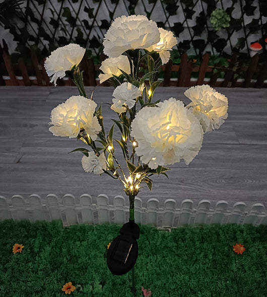 Linterna LED Solar Clavel Festivo con Simulación de Llama - Image 14