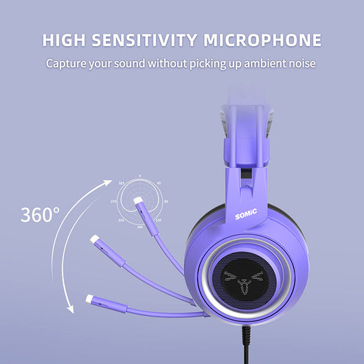 Auriculares Gaming con Micrófono Ajustable para PC - Image 20