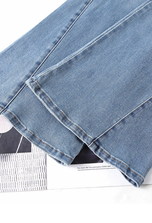 Jeans Cintura Alta Acampanados con Diseño Artístico para Mujer - Image 35