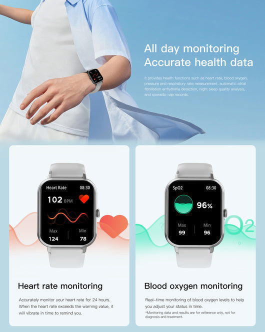 Reloj Inteligente ZL54C con Asistente de Voz y Monitoreo de Salud - Image 29