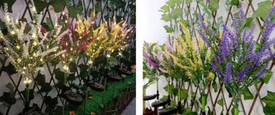 Luz LED Decorativa para Jardín con Simulación de Plantas Naturales - Image 10