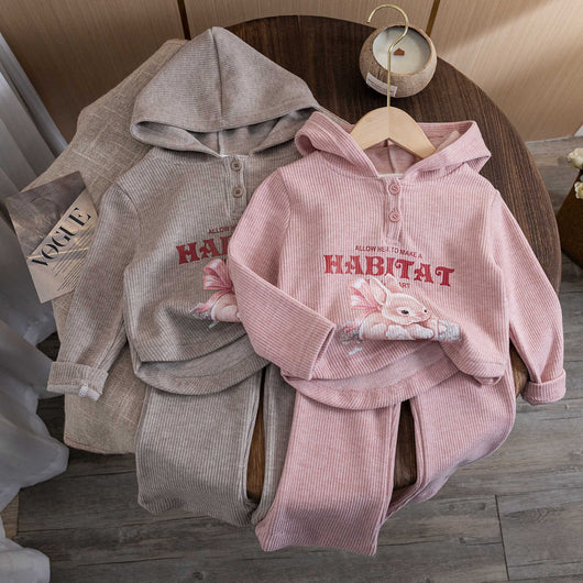 Sudadera Infantil Estilo Oeste con Capucha y Diseño Conejo - Image 28