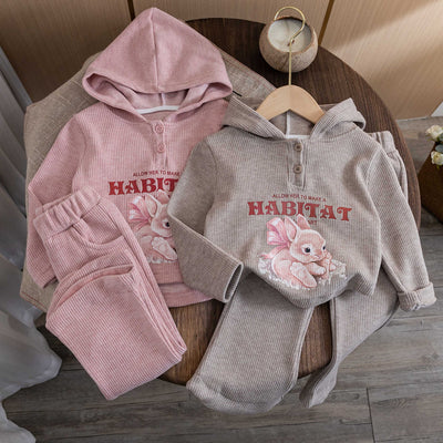 Sudadera Infantil Estilo Oeste con Capucha y Diseño Conejo - Image 35