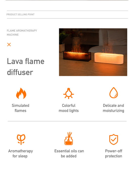 Difusor de Aroma con Llama Colorida y Humidificador de Ambiente - Image 33