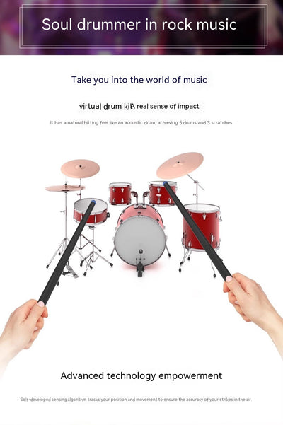 Kit de Batería Virtual AR con Tecnología Somatosensorial - Image 11