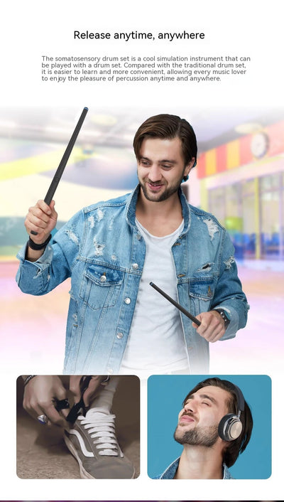 Kit de Batería Virtual AR con Tecnología Somatosensorial - Image 13