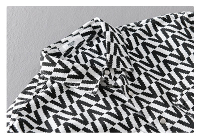 Camisa Casual de Cuadros para Hombre - Manga Larga Suelta - Image 21