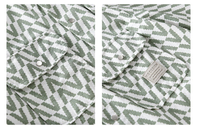 Camisa Casual de Cuadros para Hombre - Manga Larga Suelta - Image 25
