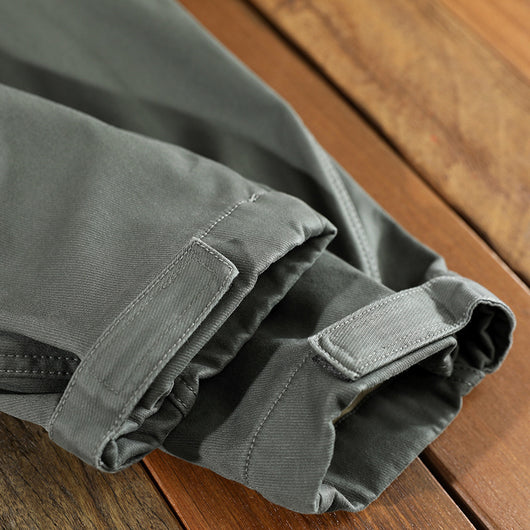 Pantalones Casuales Acolchados de Terciopelo para Hombre - Image 13