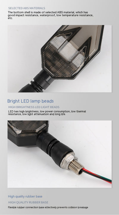 Direccionales LED Tipo Flecha para Moto y Vehículo Eléctrico 12v - Image 14