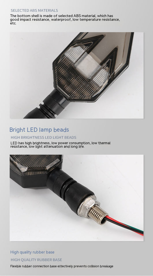 Direccionales LED Tipo Flecha para Moto y Vehículo Eléctrico 12v - Image 14