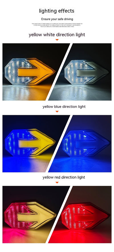 Direccionales LED Tipo Flecha para Moto y Vehículo Eléctrico 12v - Image 15