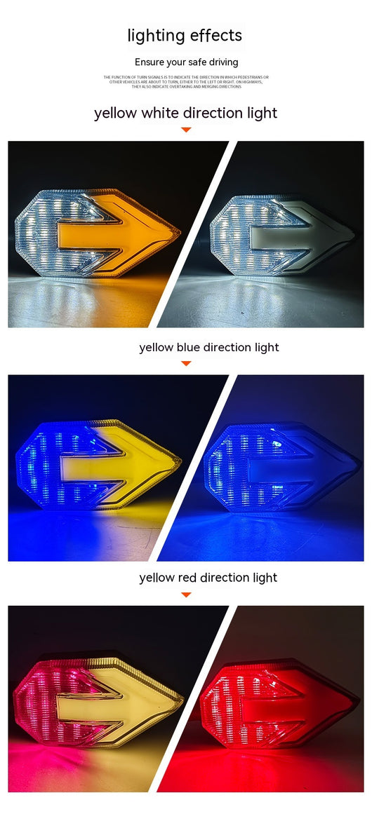 Direccionales LED Tipo Flecha para Moto y Vehículo Eléctrico 12v - Image 15