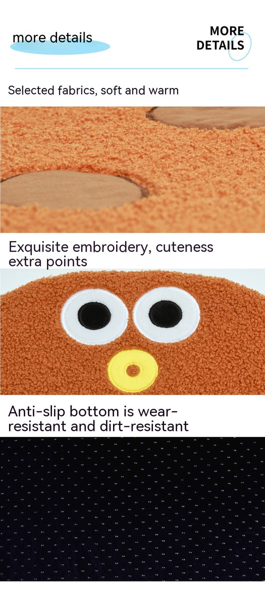 Cama Nido para Gatos con Forma de Galleta - Diseño Semicerrado - Image 13