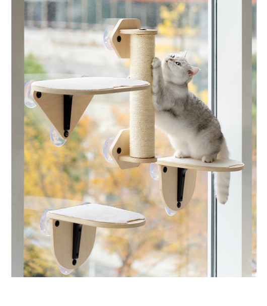 Árbol Rascador para Gatos con Cristal Biselado sin Cobertura - Image 20