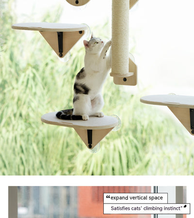 Árbol Rascador para Gatos con Cristal Biselado sin Cobertura - Image 21