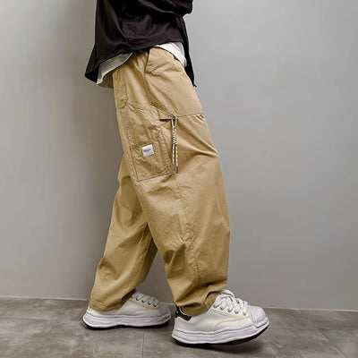 Pantalones Rectos Holgados de Diseño Exclusivo para Hombre - Image 8