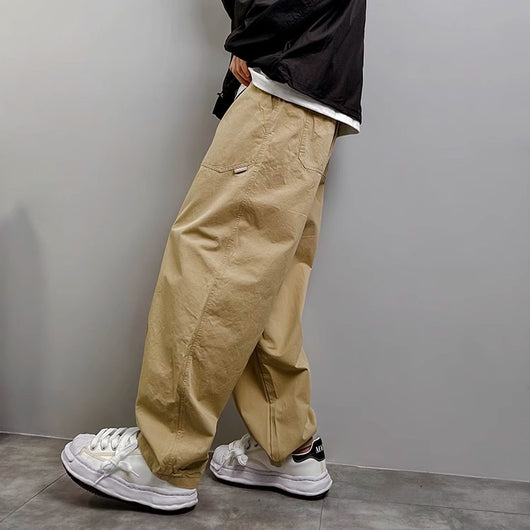 Pantalones Rectos Holgados de Diseño Exclusivo para Hombre - Image 9