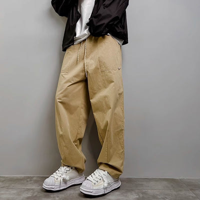 Pantalones Rectos Holgados de Diseño Exclusivo para Hombre - Image 10