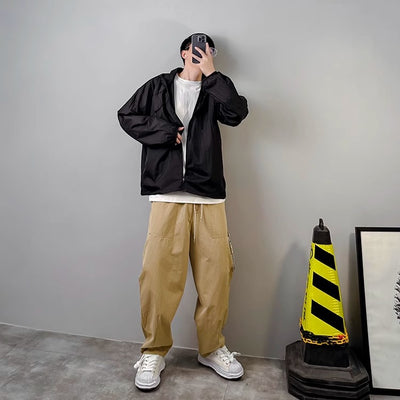 Pantalones Rectos Holgados de Diseño Exclusivo para Hombre - Image 12