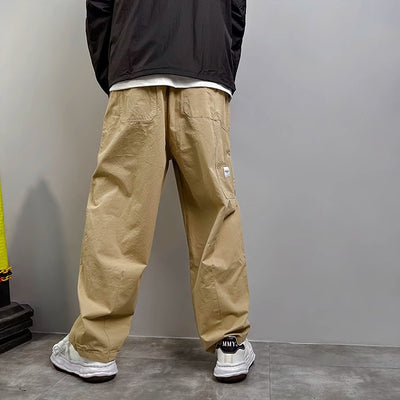 Pantalones Rectos Holgados de Diseño Exclusivo para Hombre - Image 15