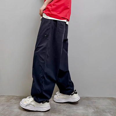Pantalones Rectos Holgados de Diseño Exclusivo para Hombre - Image 17