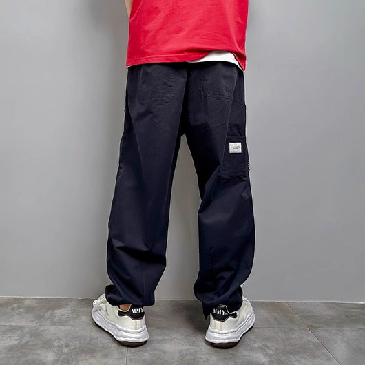 Pantalones Rectos Holgados de Diseño Exclusivo para Hombre - Image 18