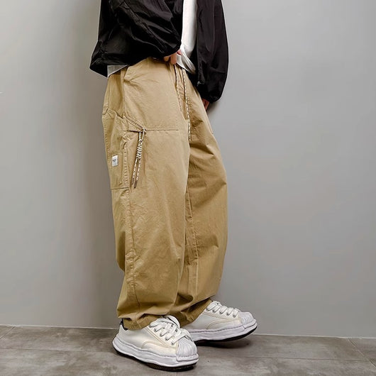Pantalones Rectos Holgados de Diseño Exclusivo para Hombre - Image 19