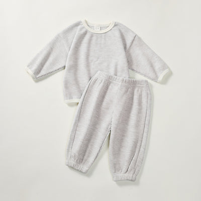 Pijama Infantil de Color Liso - Ropa Cómoda para Casa - Image 24
