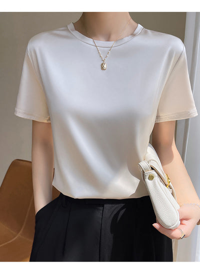 Blusa de Manga Corta Elástica y Fresca - Image 17