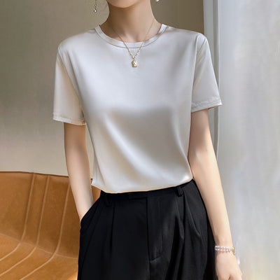 Blusa de Manga Corta Elástica y Fresca - Image 18