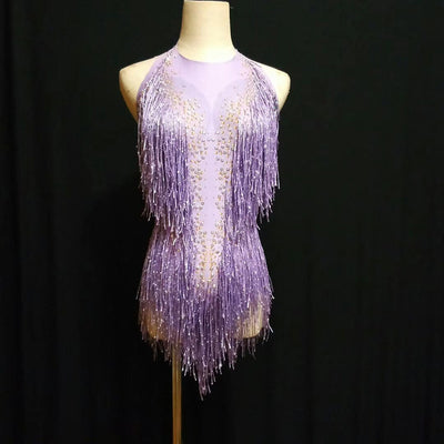 Traje de Danza Yoga Ballet con Borlas - Estándar Nacional - Image 27