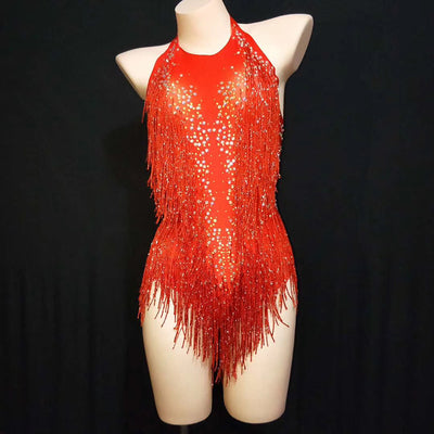 Traje de Danza Yoga Ballet con Borlas - Estándar Nacional - Image 45