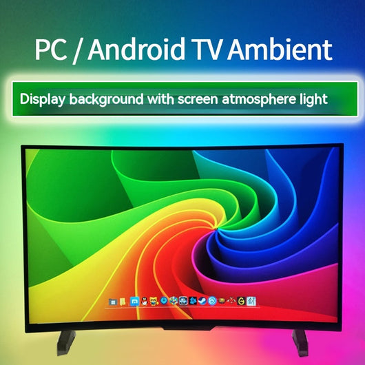 Monitor Android TV con Luz Ambiental Sincronizada Ambibox - Image 9