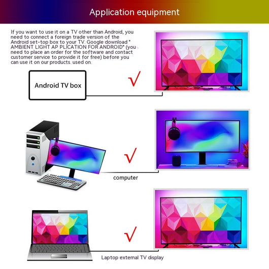 Monitor Android TV con Luz Ambiental Sincronizada Ambibox - Image 10