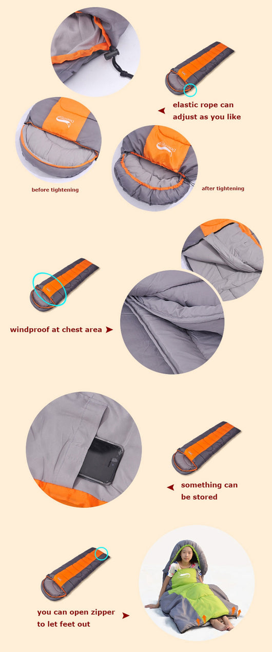 Saco de Dormir Ultraligero para Camping y Senderismo - Temperatura Extrema - Image 12