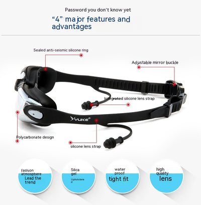 Conjunto Completo de Natación: Gafas + Gorro Impermeable - Image 10
