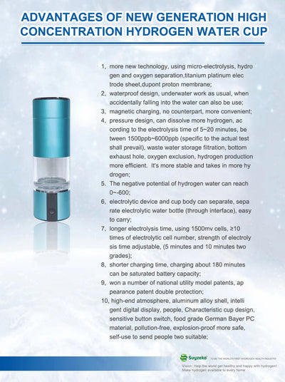 Vaso Generador de Agua Hidrogenada - Hidratación Saludable - Image 14