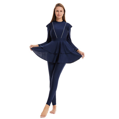 Traje de Baño Conservador Modesto para Playa y Piscina - Image 38